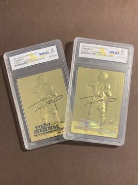 (2) TOM BRADY ROOKIE CARDS (RC) 2000 Fleer Ultra Graded **Gem Mint 10